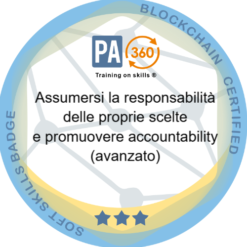 Assumersi la responsabilità delle proprie scelte e promuovere accountability (avanzato)